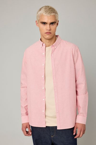Chemise rayée droite