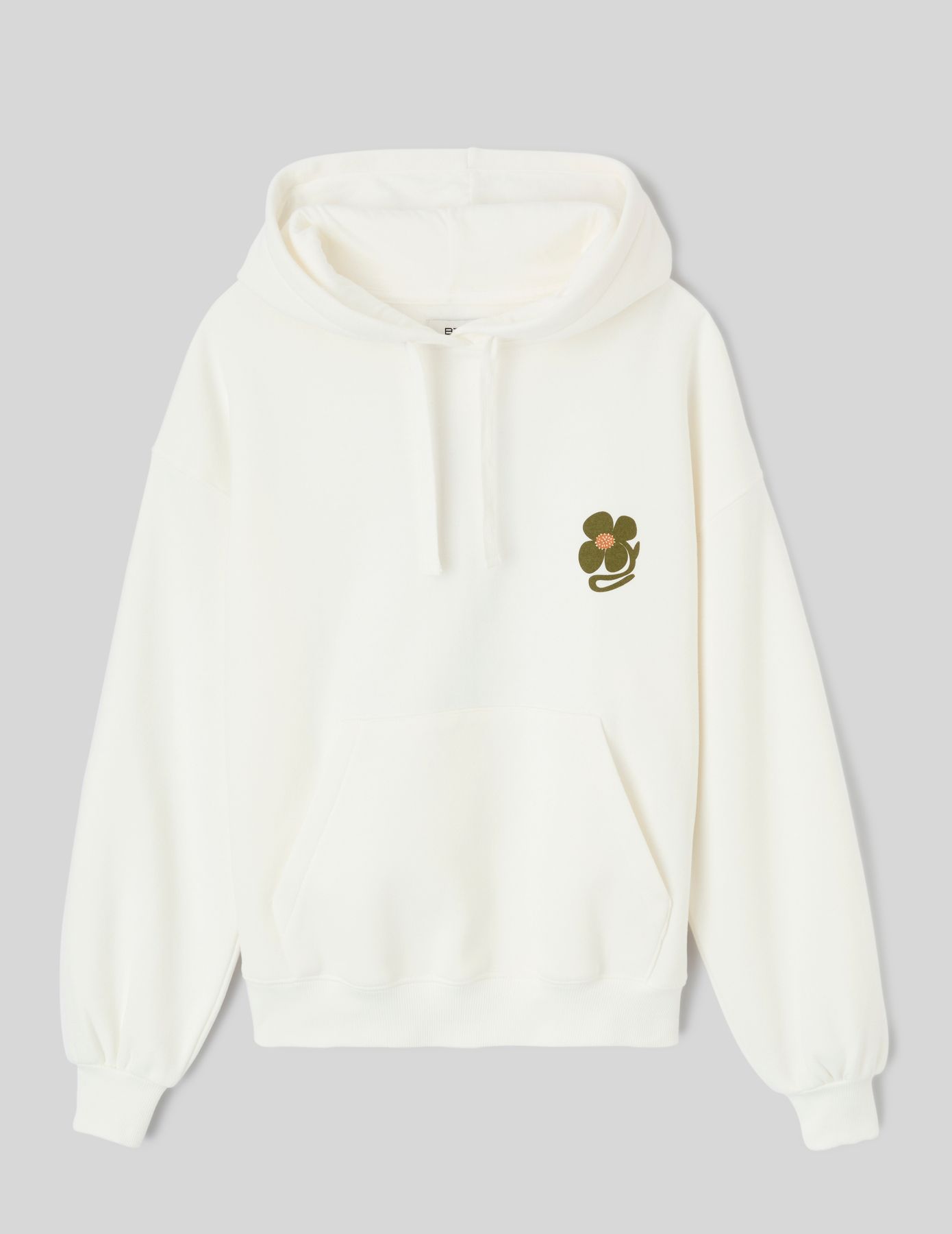Sweat &agrave; capuche imprim&eacute; devant / dos