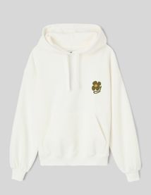 Sweat &agrave; capuche imprim&eacute; devant / dos