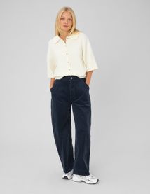 Pantalon balloon en velours