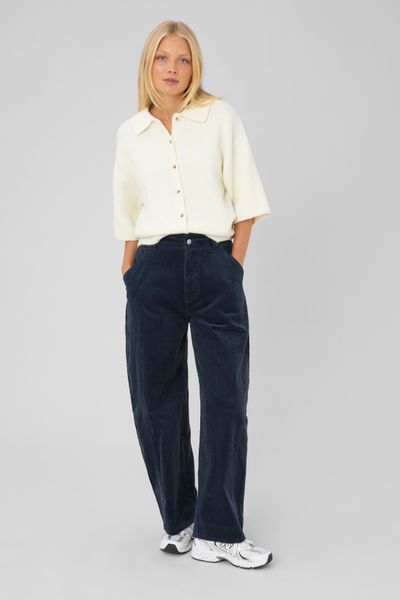 Pantalon balloon en velours