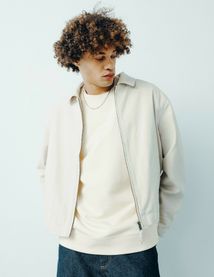 Veste zippée col velours