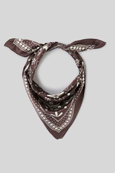 Foulard satin imprim&eacute;