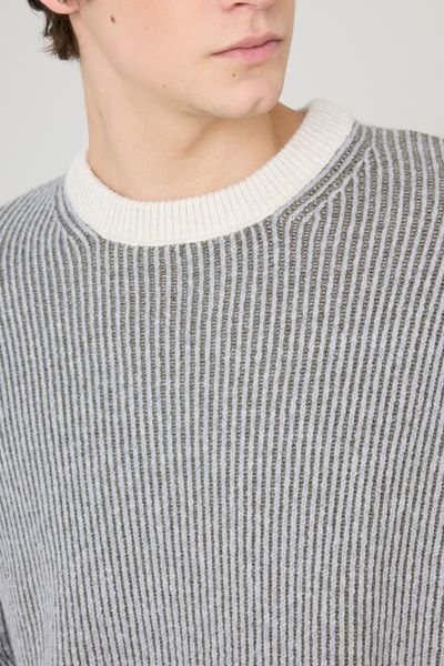 Pull bicolore