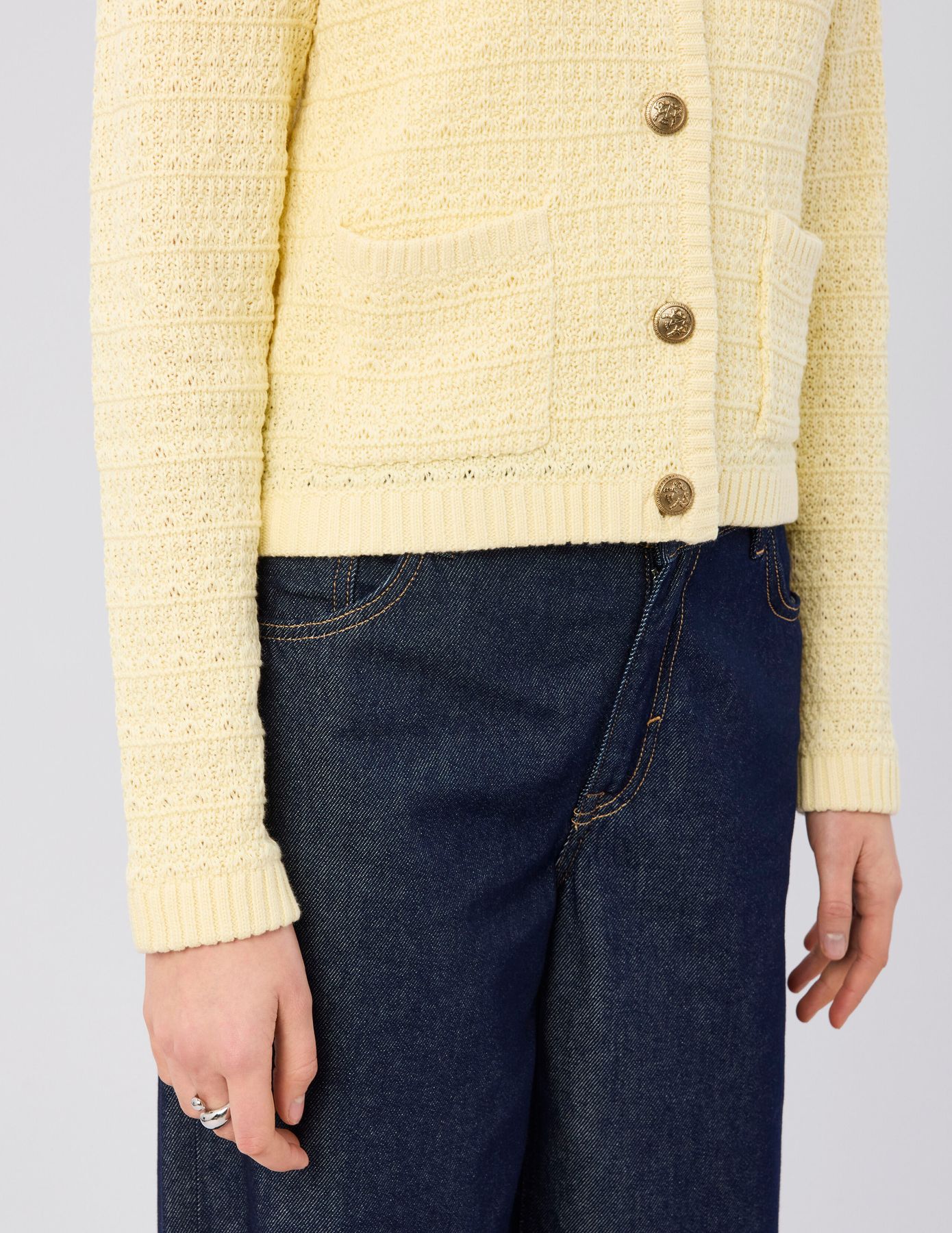 Gilet boutonn&eacute;