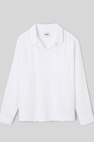 Chemise enfil&eacute;e manches longues