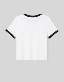 T-shirt imprimé bicolore