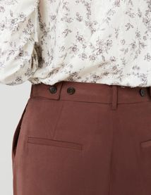 Pantalon fluide à pinces