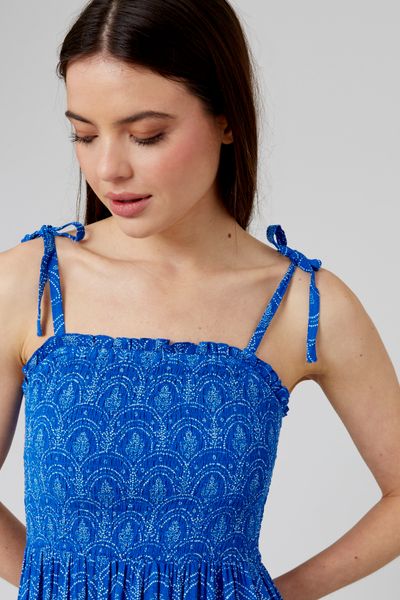 Robe longue imprimée