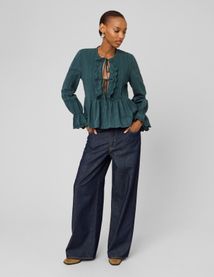 Blouse &agrave; nouer