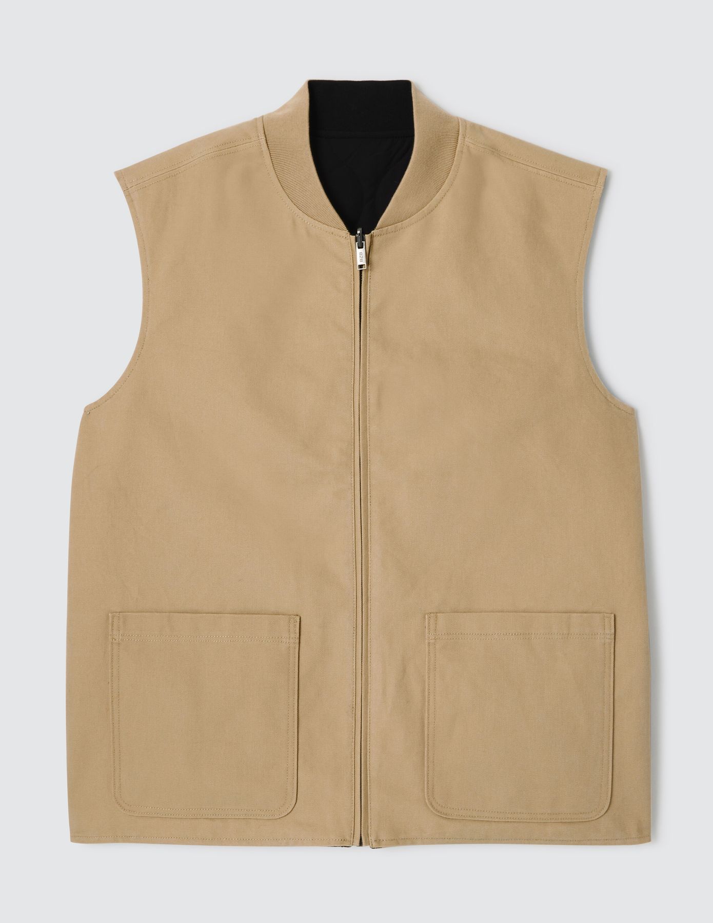 Veste réversible sans manches
