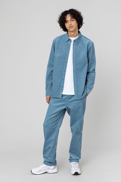 Chemise droite en velours