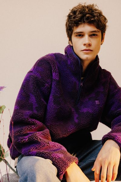 Sweat sherpa imprimée