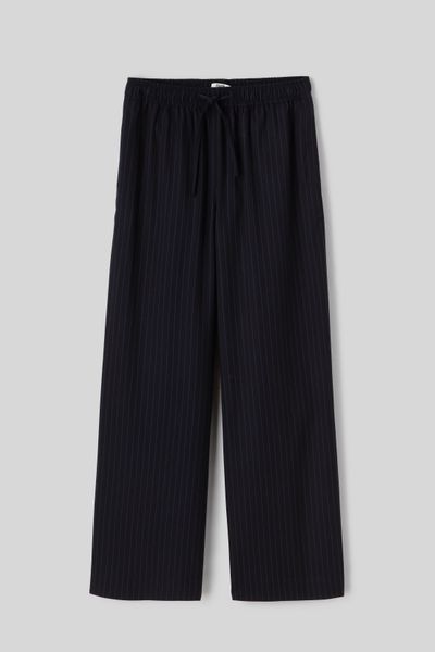 Pantalon fluide rayé
