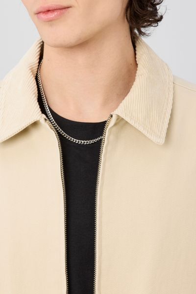 Veste zipp&eacute;e col velours