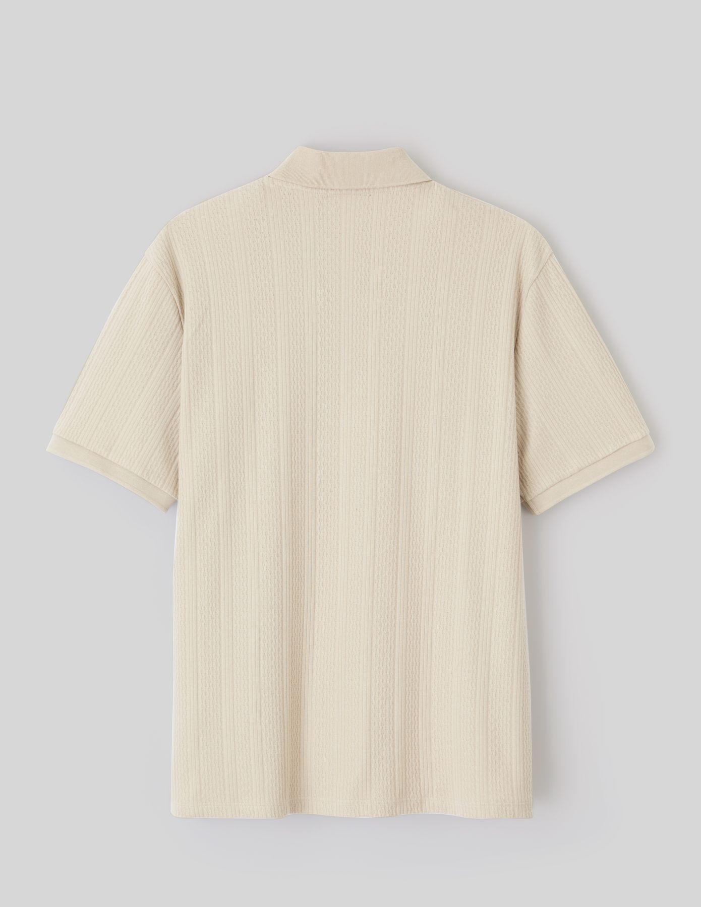 Polo maille fantaisie
