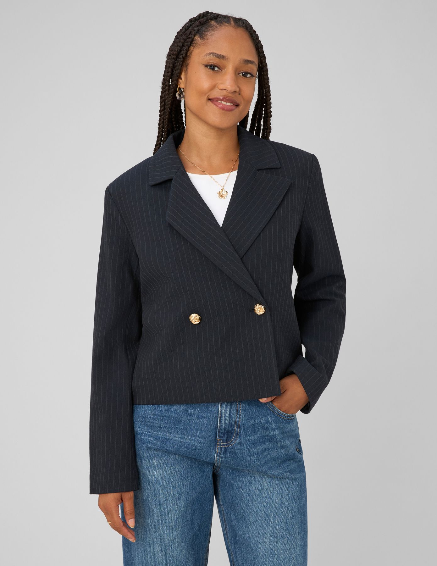 Blazer court ray&eacute;