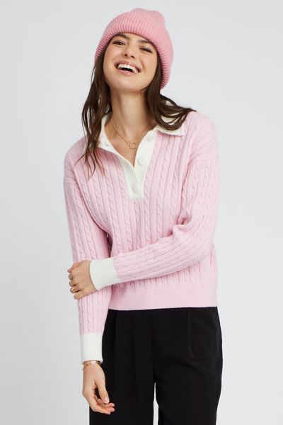 Pull col polo fantaisie