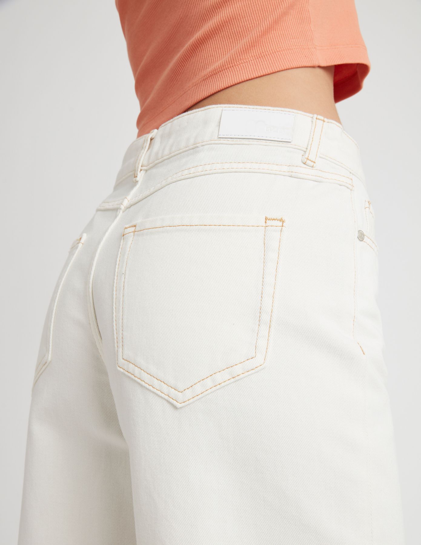 Jean wide leg taille standard