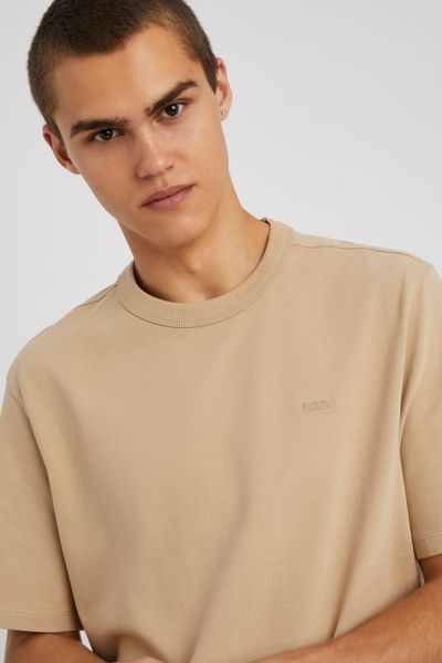 T-shirt extra épais touché peau de pêche