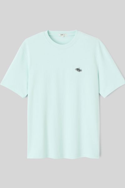 T-shirt broderie poitrine