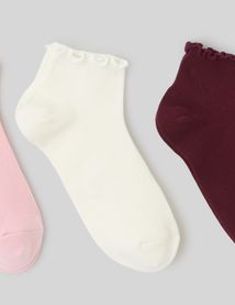 Lot de 3 paires  de socquettes froufrou