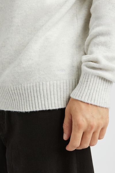 Pull col montant laine