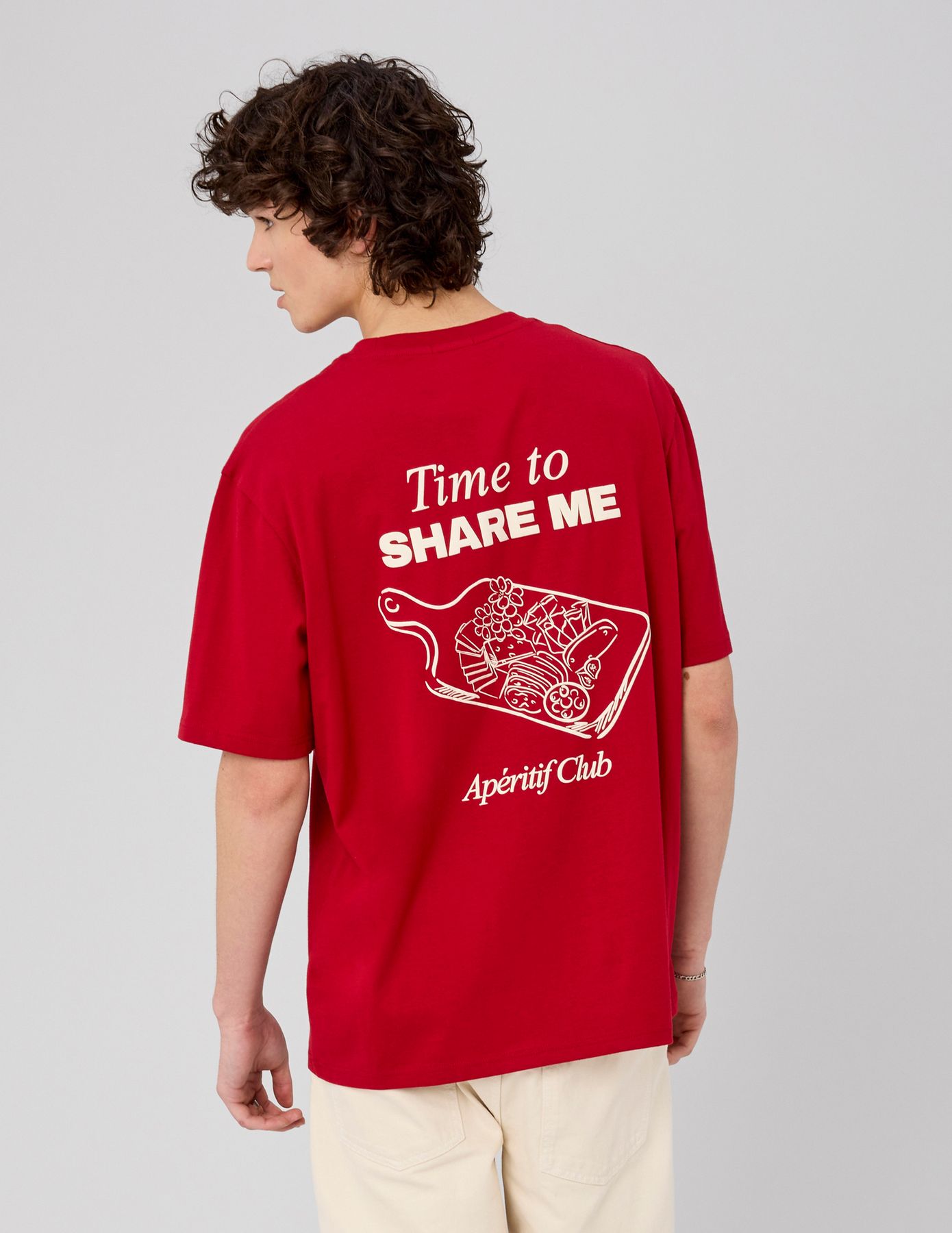 T-shirt imprim&eacute; devant/dos