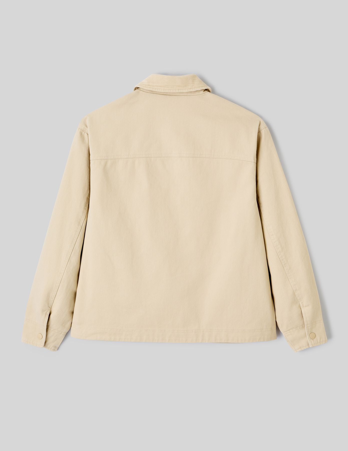 Veste zippée col velours