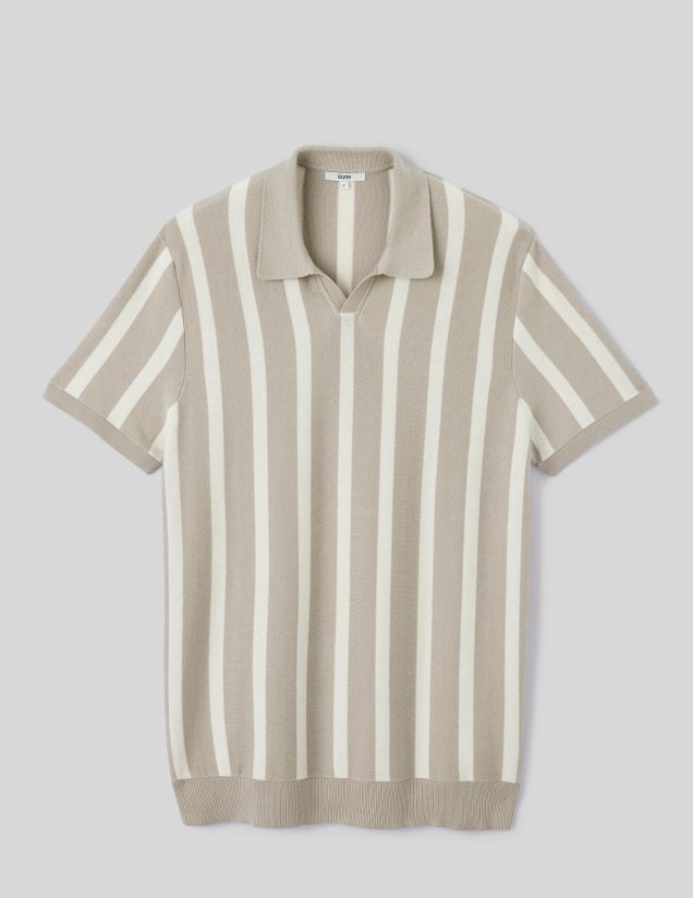 Polo à rayures