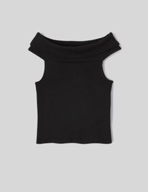 T-shirt col bardot