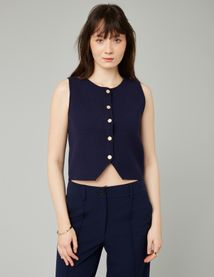 Pull milano boutonné
