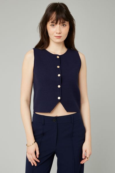 Pull milano boutonné