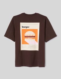 T-shirt imprim&eacute; devant / dos