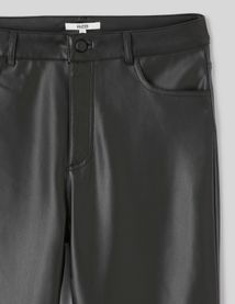 Pantalon tissu enduit