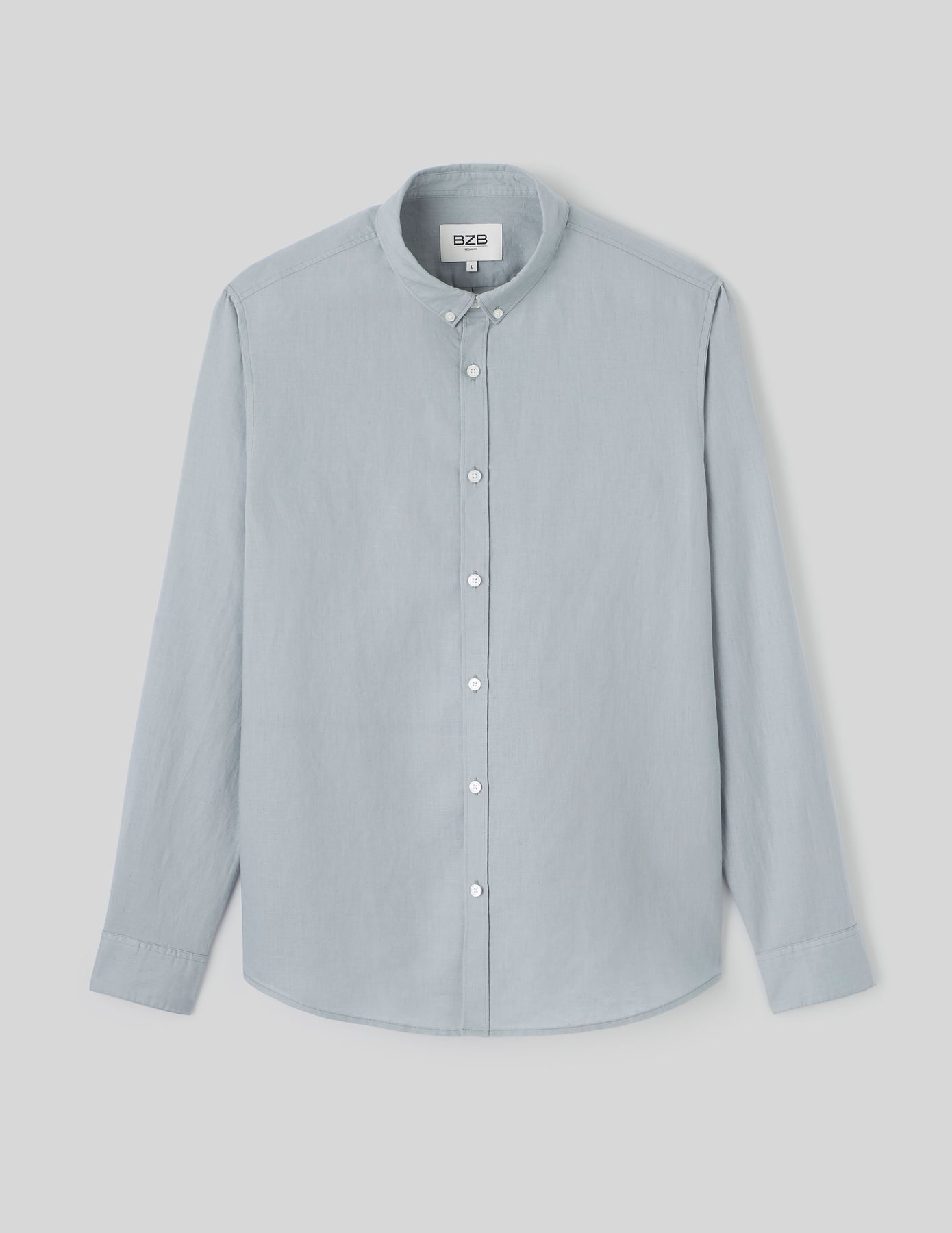 Chemise coton lin unie