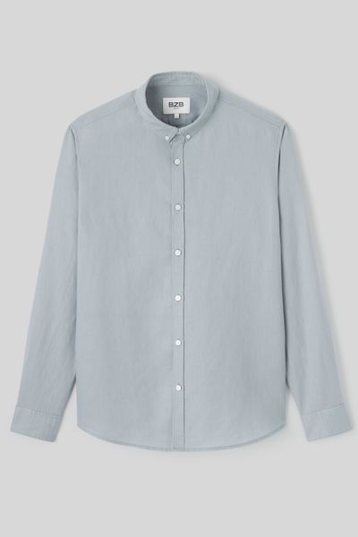 Chemise coton lin unie