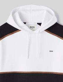 Sweat à capuche colorblock