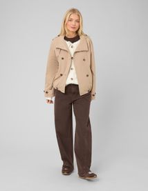 Gilet brod&eacute; &agrave; boutons