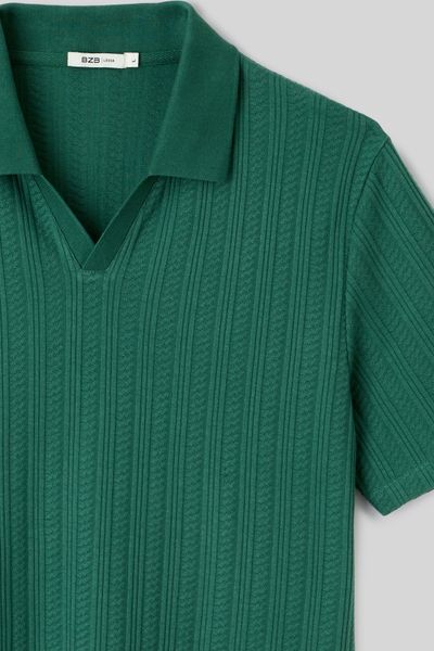 Polo matière fantaisie