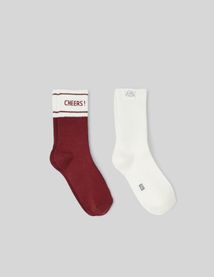 Lot de 2 paires de chaussettes
