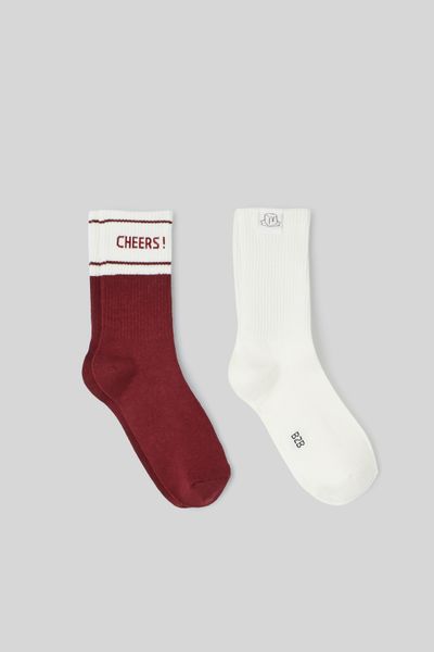 Lot de 2 paires de chaussettes