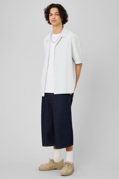 Chemise manches courtes &agrave; carreaux