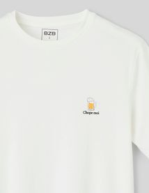 T-shirt animation poitrine