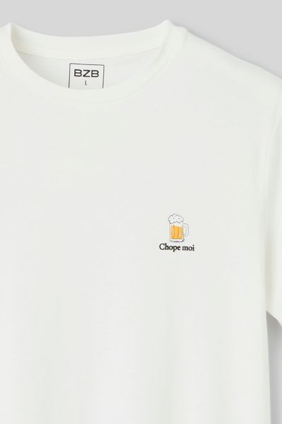 T-shirt animation poitrine