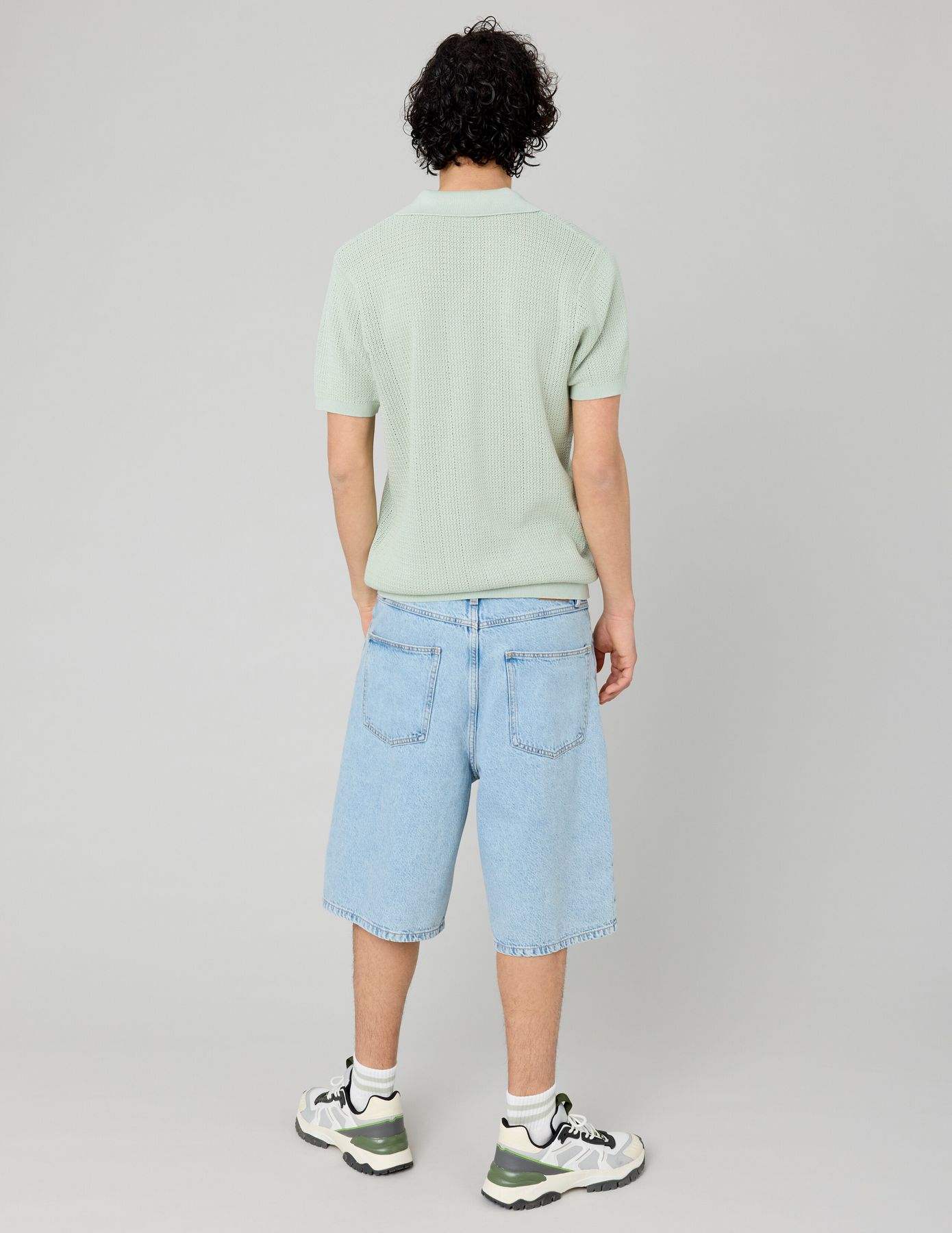 Polo maille ajourée