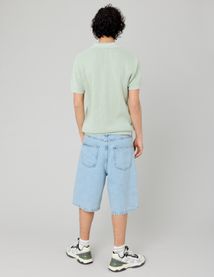 Polo maille ajourée