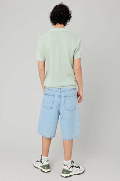 Polo maille ajourée