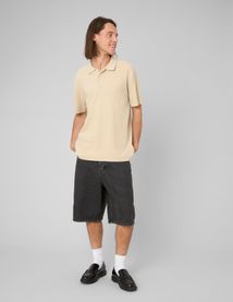 Polo maille c&ocirc;tel&eacute;e
