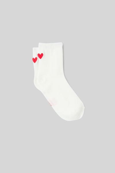 Chaussette unitaire coeur